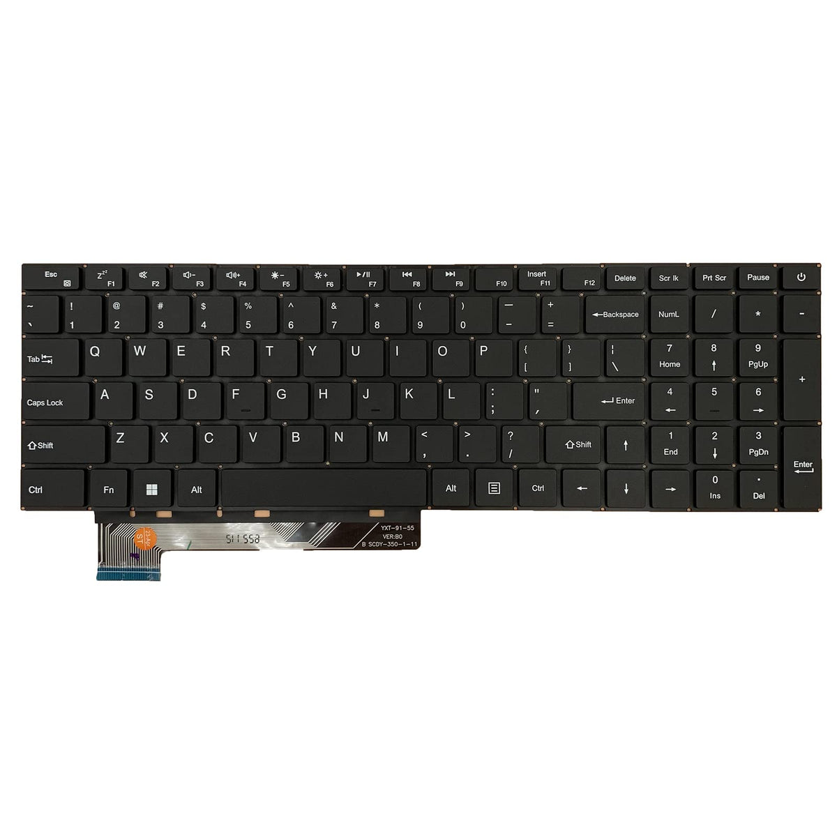 Teclado de Repuesto Siakoocty Inglés US para Portátil GWNR71517 sin marco