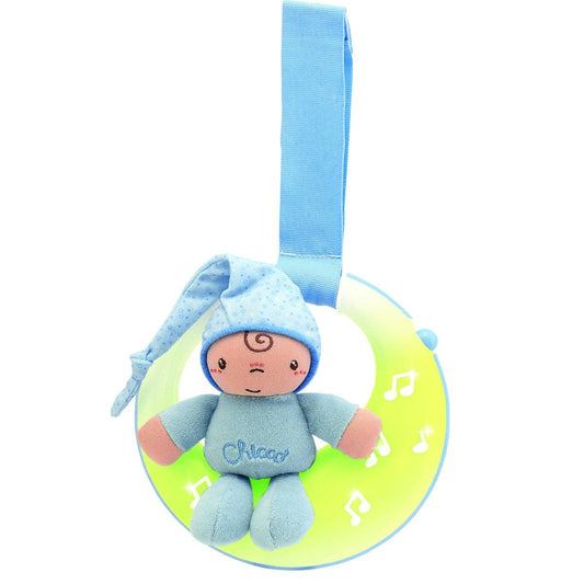 Chicco First Dreams Good Night Moon Panel para Camita, Color Azul