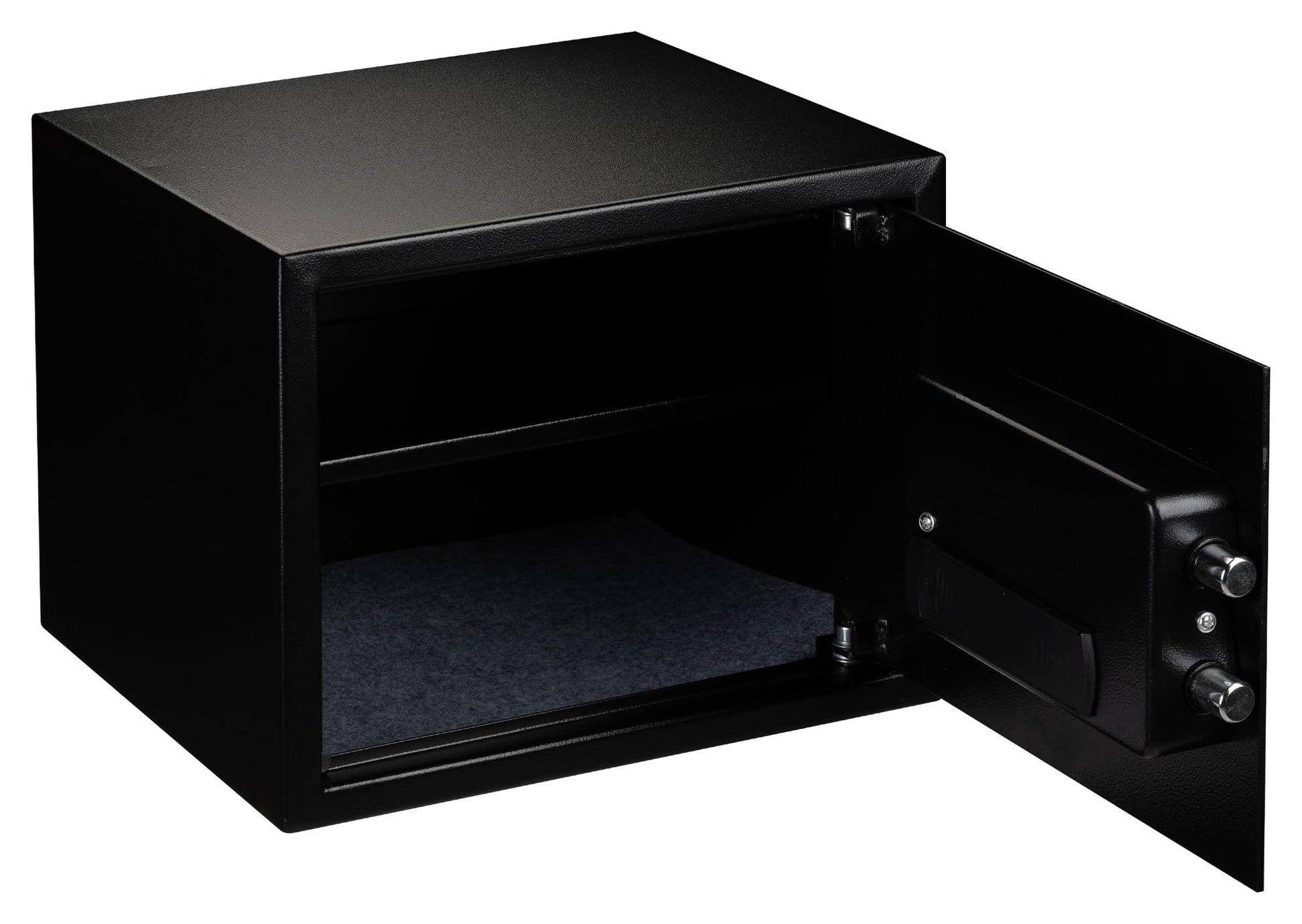 KASHBILL Caja Fuerte Biométrica Touch Grande 30x38x30 cm Modelo CFBT03 Con Cierre de Huella Digital, Panel Touch y Llave de Emergencia, Seguridad Avanzada para Hogar y Oficina caja fuerte grande