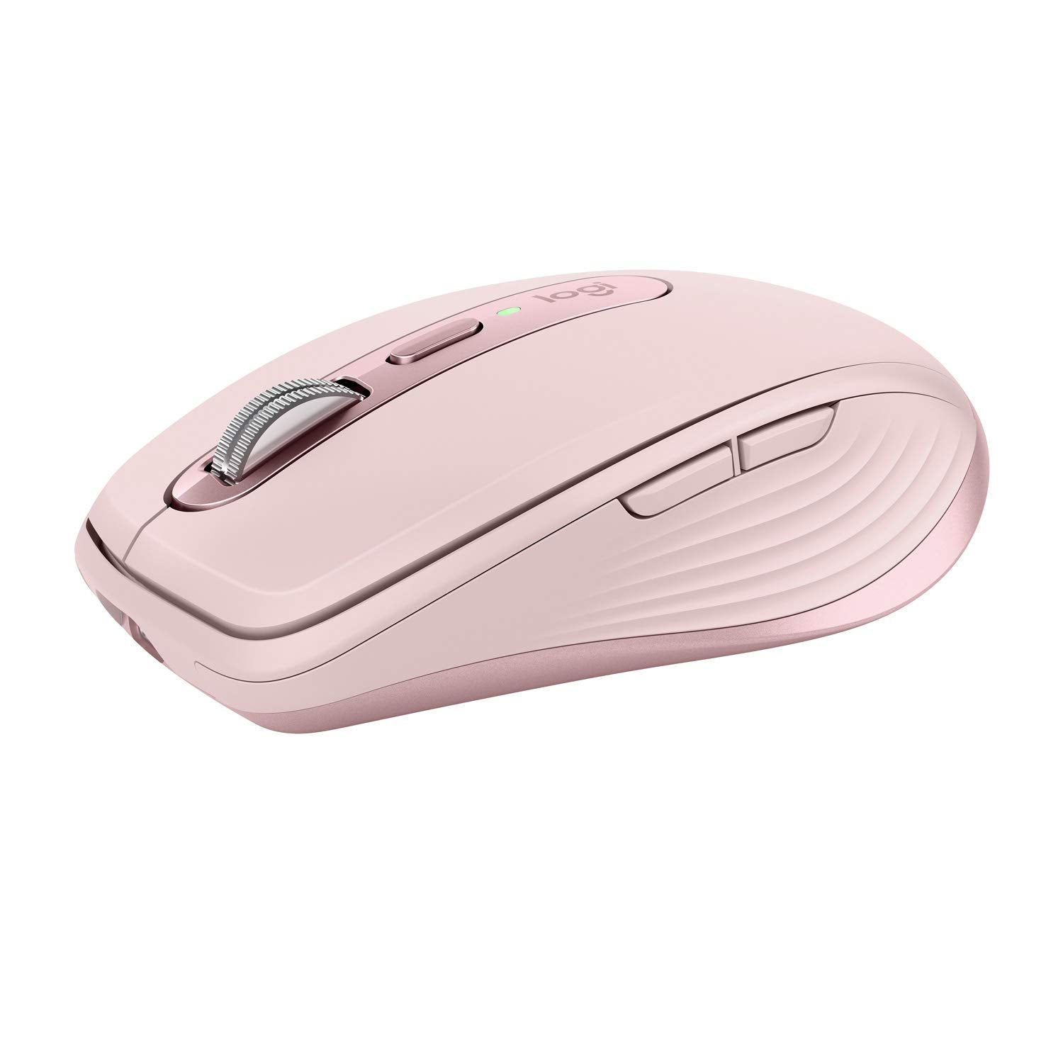 Logitech MX Anywhere 3 Mouse Compacto de Alto Desempeño, Inalámbrico, Scroll Rápido, 4000DPI, Botones Personalizables, USB-C, Bluetooth, Mac/iPad/Windows/PC/Linux/Chrome - Rosa
