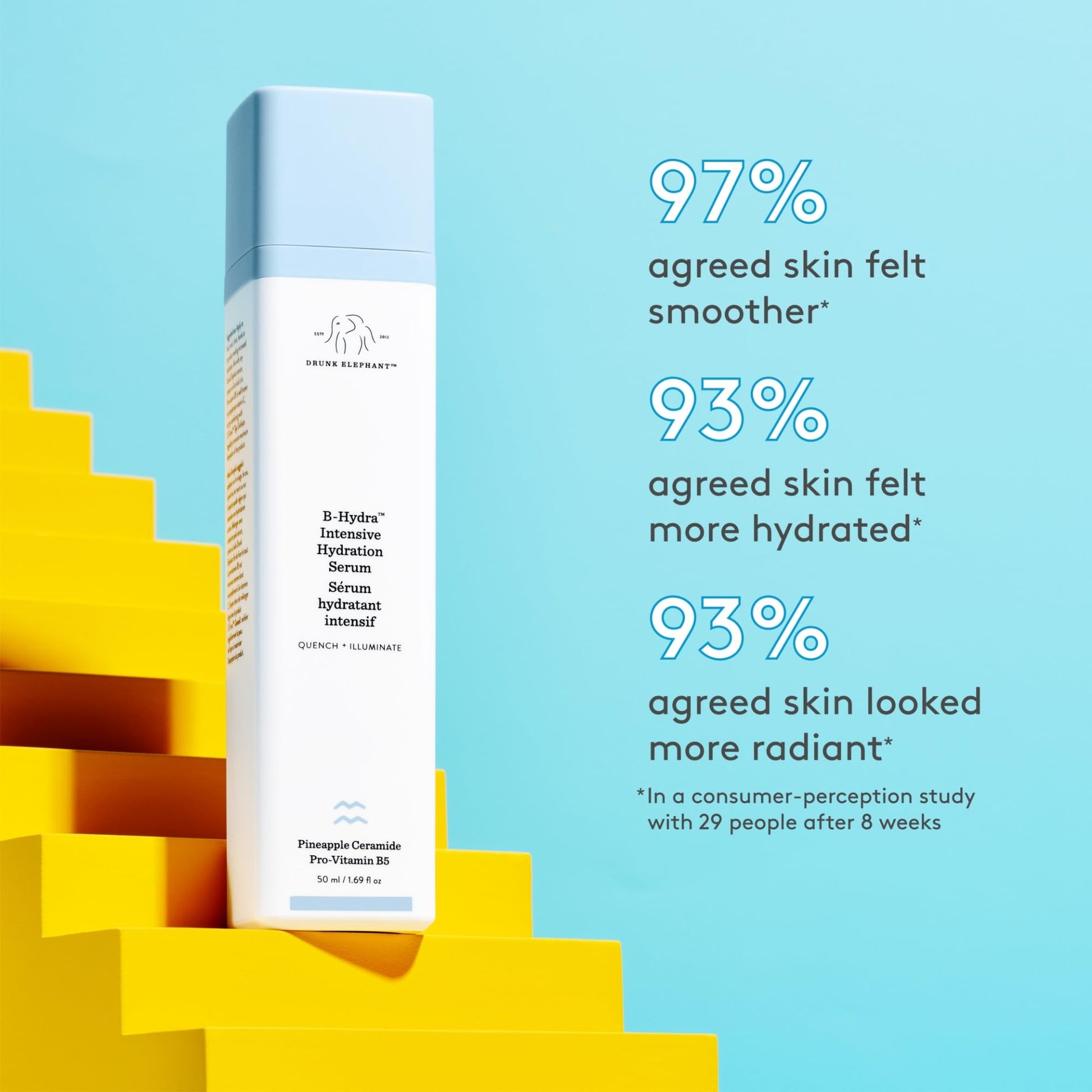B-Hydra Intensive Hydration Serum by Drunk Elephant for Women - 1.69 oz Serum