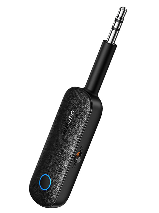 Transmisor y Receptor Bluetooth UGREEN Negro Mic Incorporado para Coche y TV