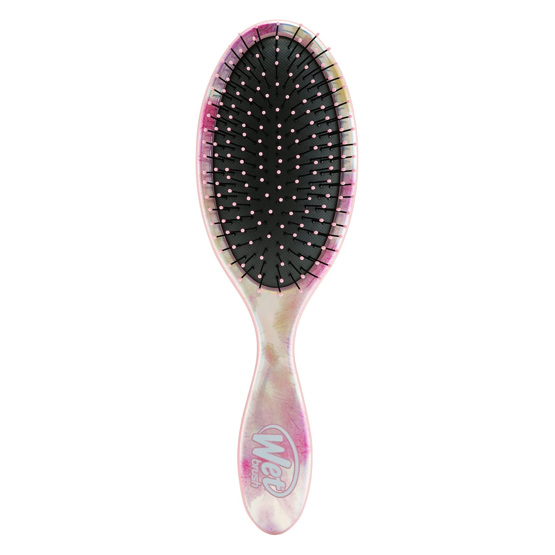 Wet Brush Cepillo desenredante original, teñido anudado, rubor, todo tipo de cabello, cerdas IntelliFlex ultra suaves que se deslizan a través de enredos con facilidad, peine sin dolor para hombres, mujeres, niños y niñas