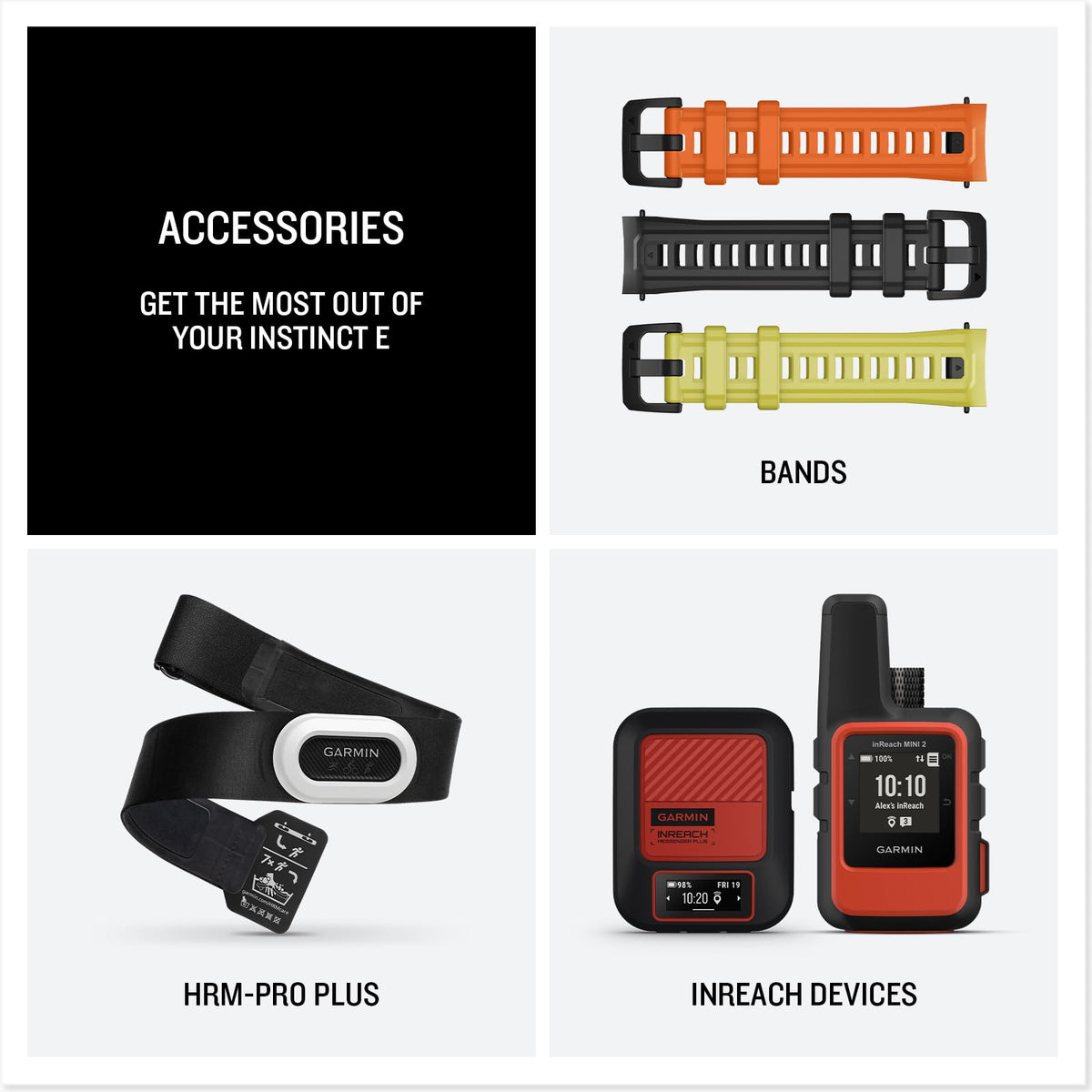 Reloj Garmin Instinct E 45 mm Negro