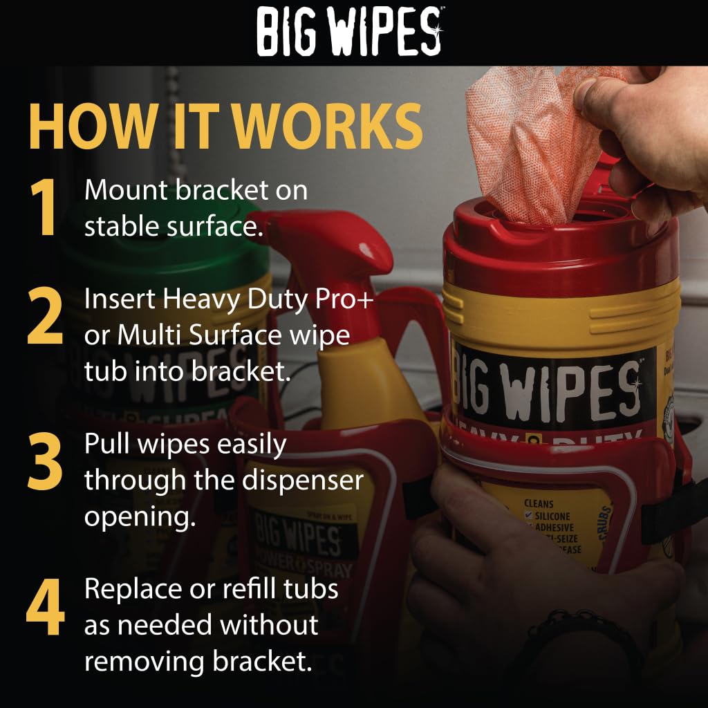 BIG WIPES The CAGE - Soporte de pared y furgoneta 2421-0000
