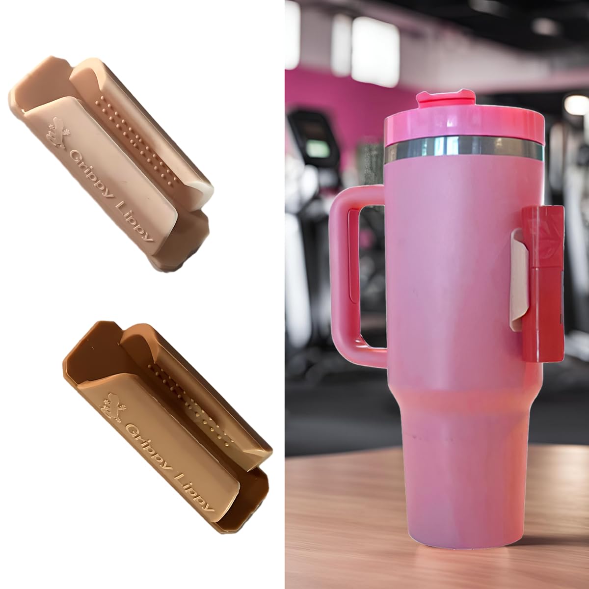 Grippy Lippy - Soporte para bálsamo labial duradero (luna/duna)