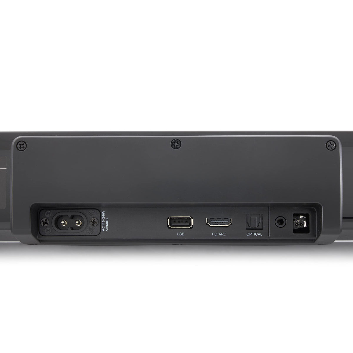 Barra de Sonido Goldwood Negra 2.1 Canales con Subwoofer Integrado y Bluetooth para TV
