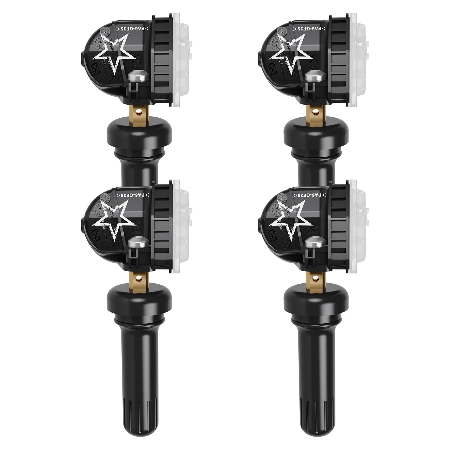 TPMS Sensor de Repuesto para Buick Cadillac Chevy GMC, Paquete de 4 sensores de Sistema de monitoreo de presión de neumáticos OEM #13598771 13586335 13581558 13598772