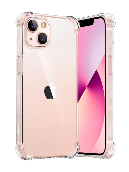 Funda iPhone 13 UGREEN Transparente Protección Choque Cojín de Esquina