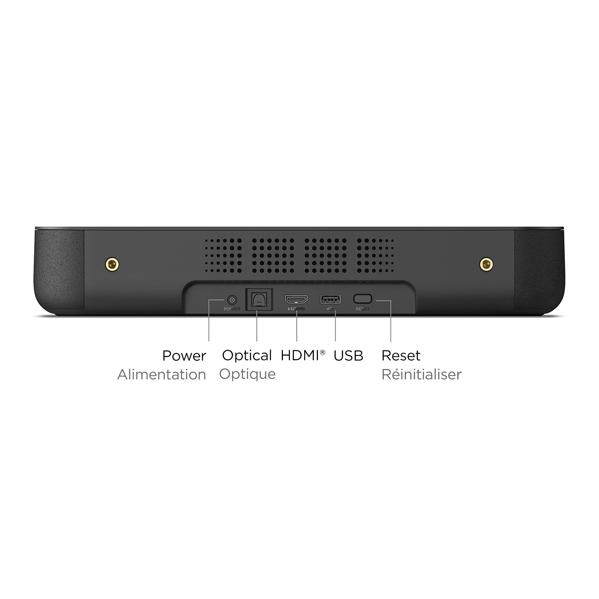 Reproductor Multimedia Roku Streambar Negro con Audio Premium 4K/HD/HDR
