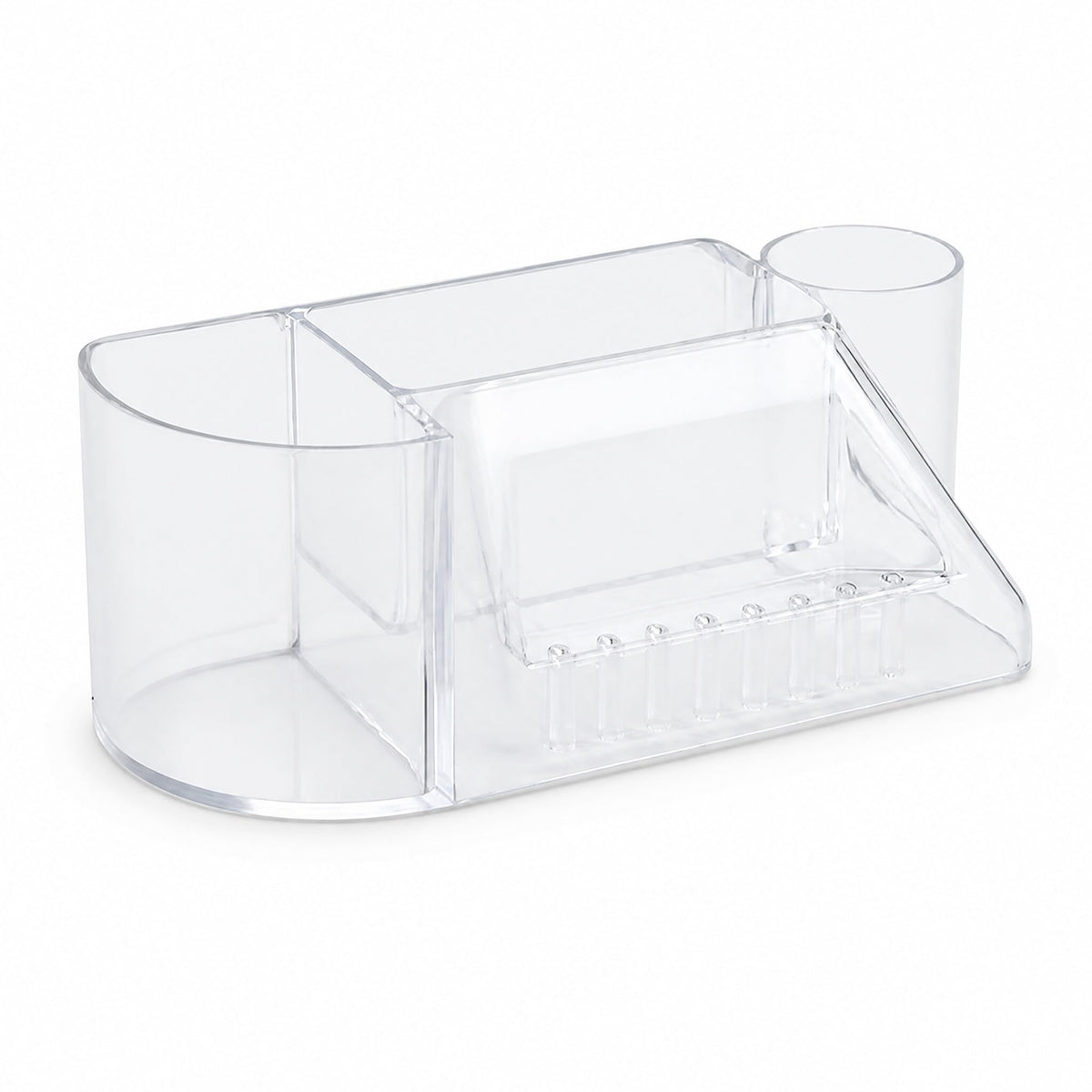 Organizador de Uñas Profesional, Caja de Soporte para Taladro, 8 Agujeros para Brocas