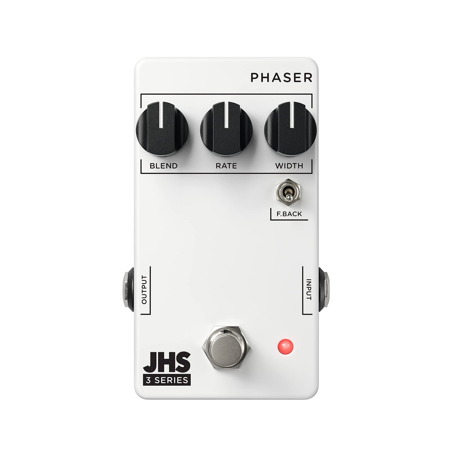 JHS Pedals 3 Series Phaser, blanco (3SPH)