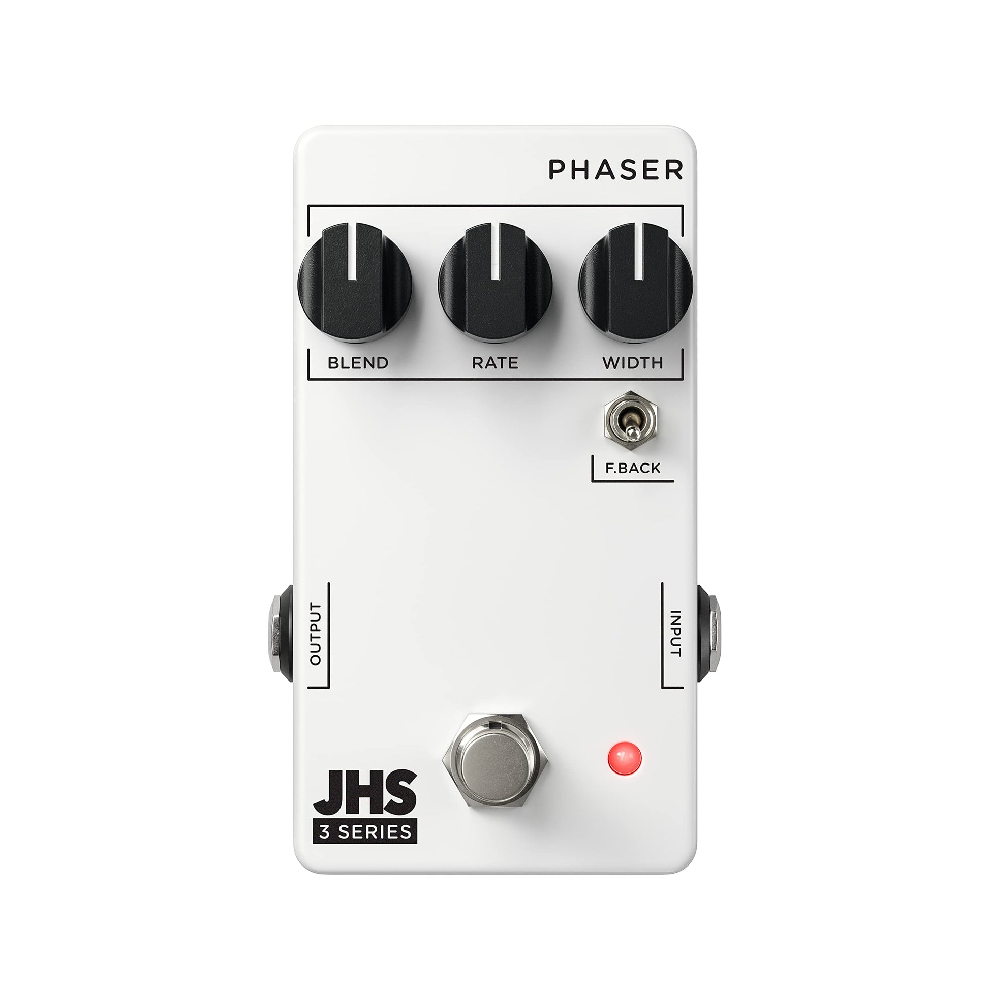 JHS Pedals 3 Series Phaser, blanco (3SPH)