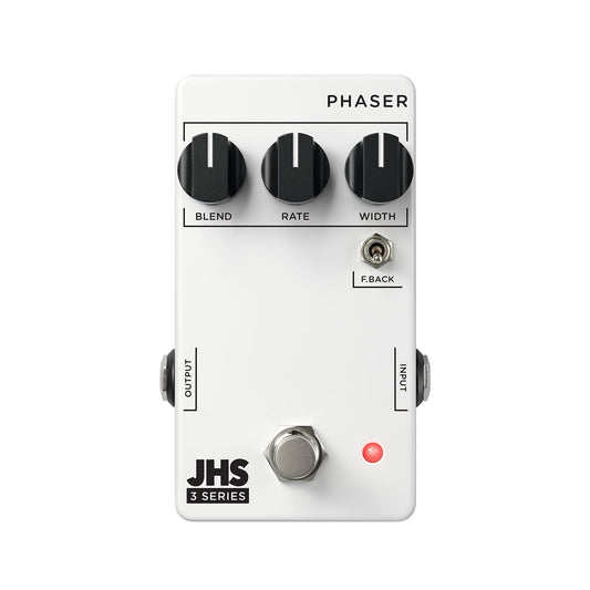 JHS Pedals 3 Series Phaser, blanco (3SPH)