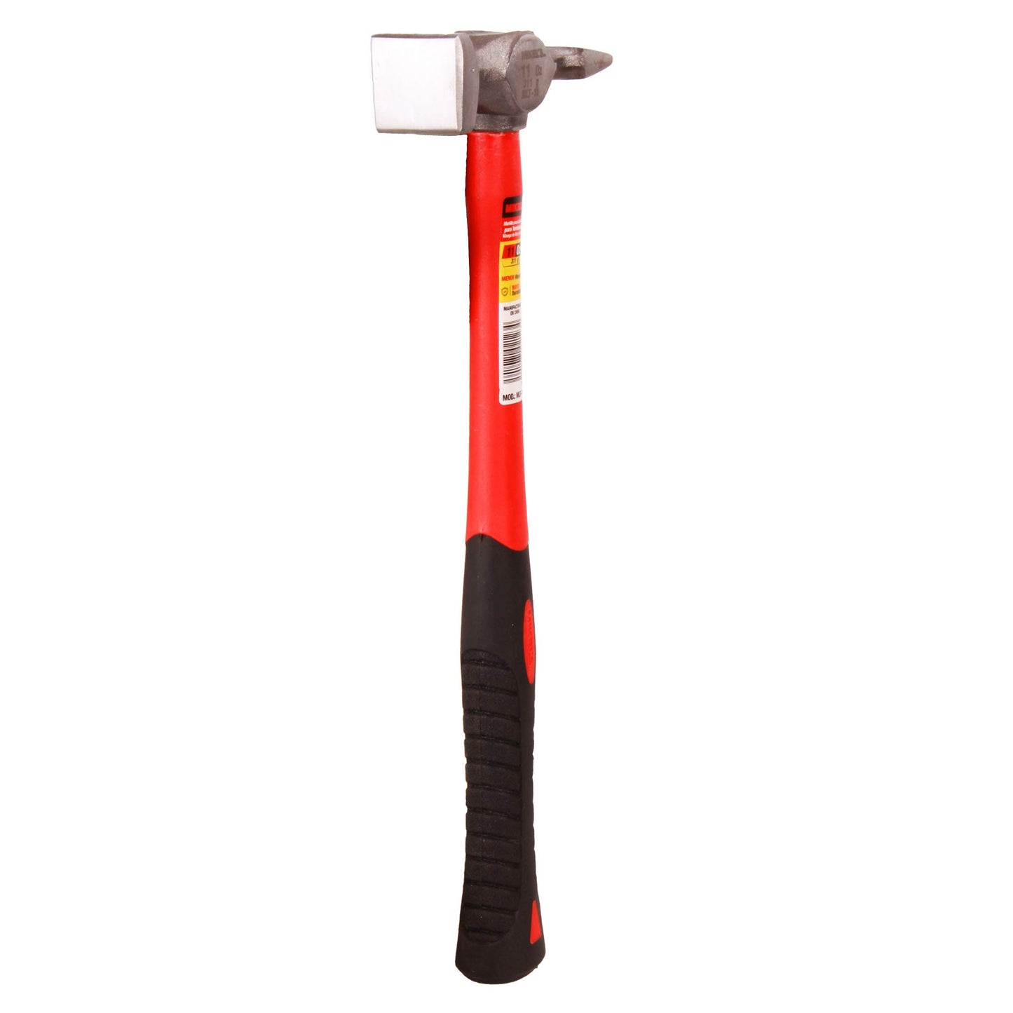 Martillo Mikel's MLT-11 Rojo para Terminados con Mango de Fibra de Vidrio