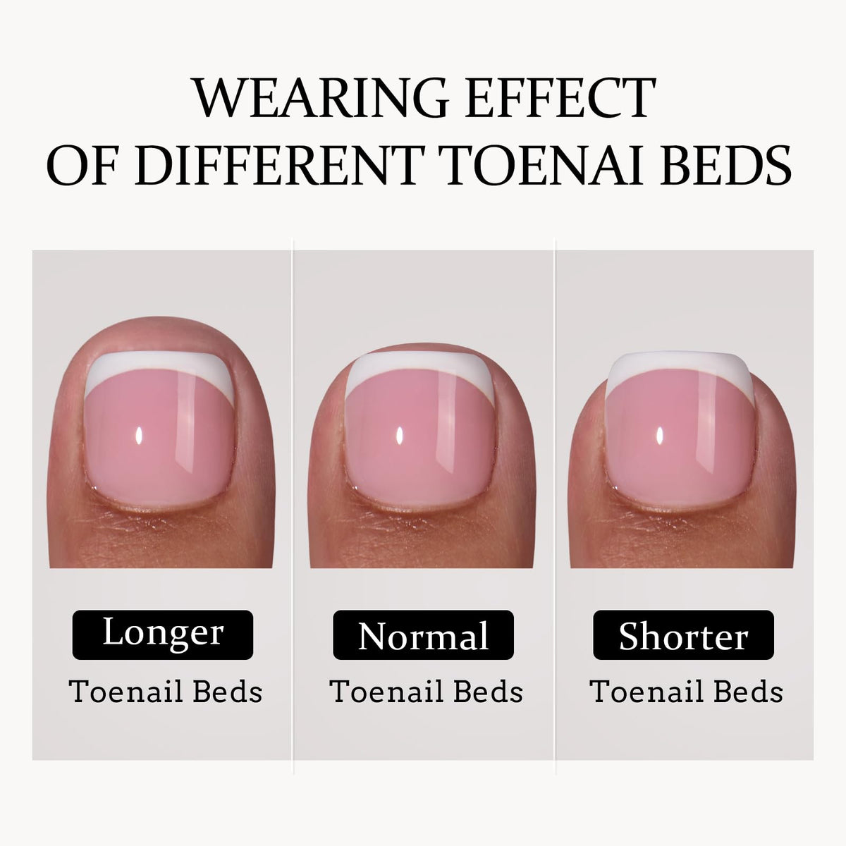 Kexle Uñas Postizas De Cromo Para Los Pies, Uñas Postizas Cortas De Color Rosa Cuadradas Para Mujeres, Uñas Postizas Esmaltadas Que Se Ajustan Perfectamente Con Pegam Estilo-141 0 Onzas Líquidas (Paq