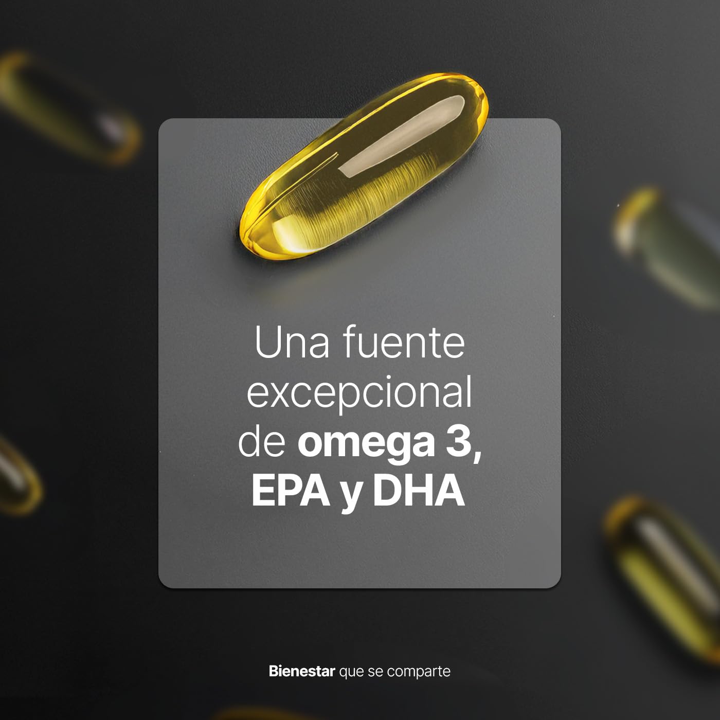 B Life Omega 3 | Aceite Puro de Salmón | 100 Cápsulas con 1000 mg por porción | EPA y DHA | Ingredientes Naturales | Omega 3 Salmon Oil.
