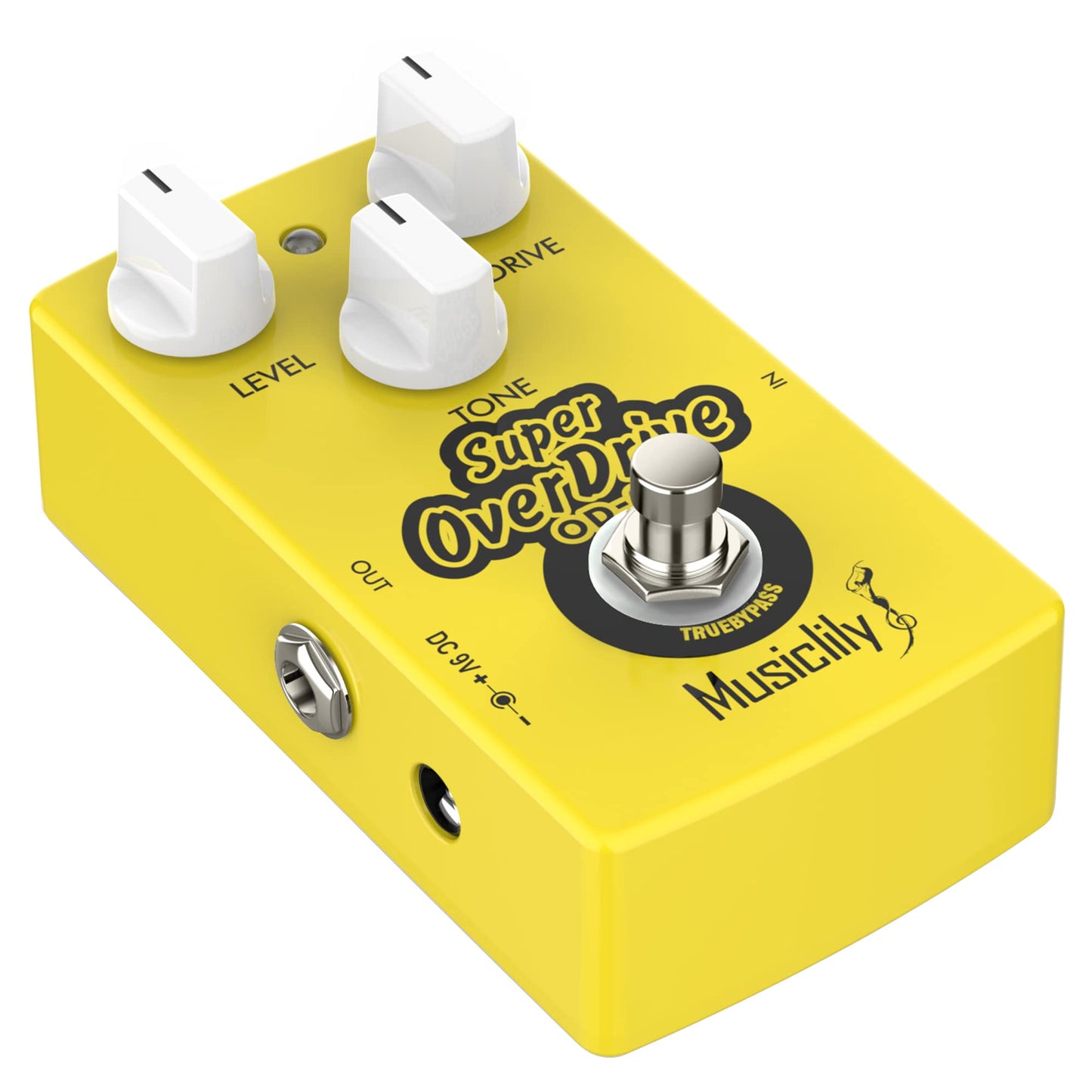 Pedal de Efectos Musiclily Pro Super Overdrive 9V DC para Guitarra Eléctrica/Bajo