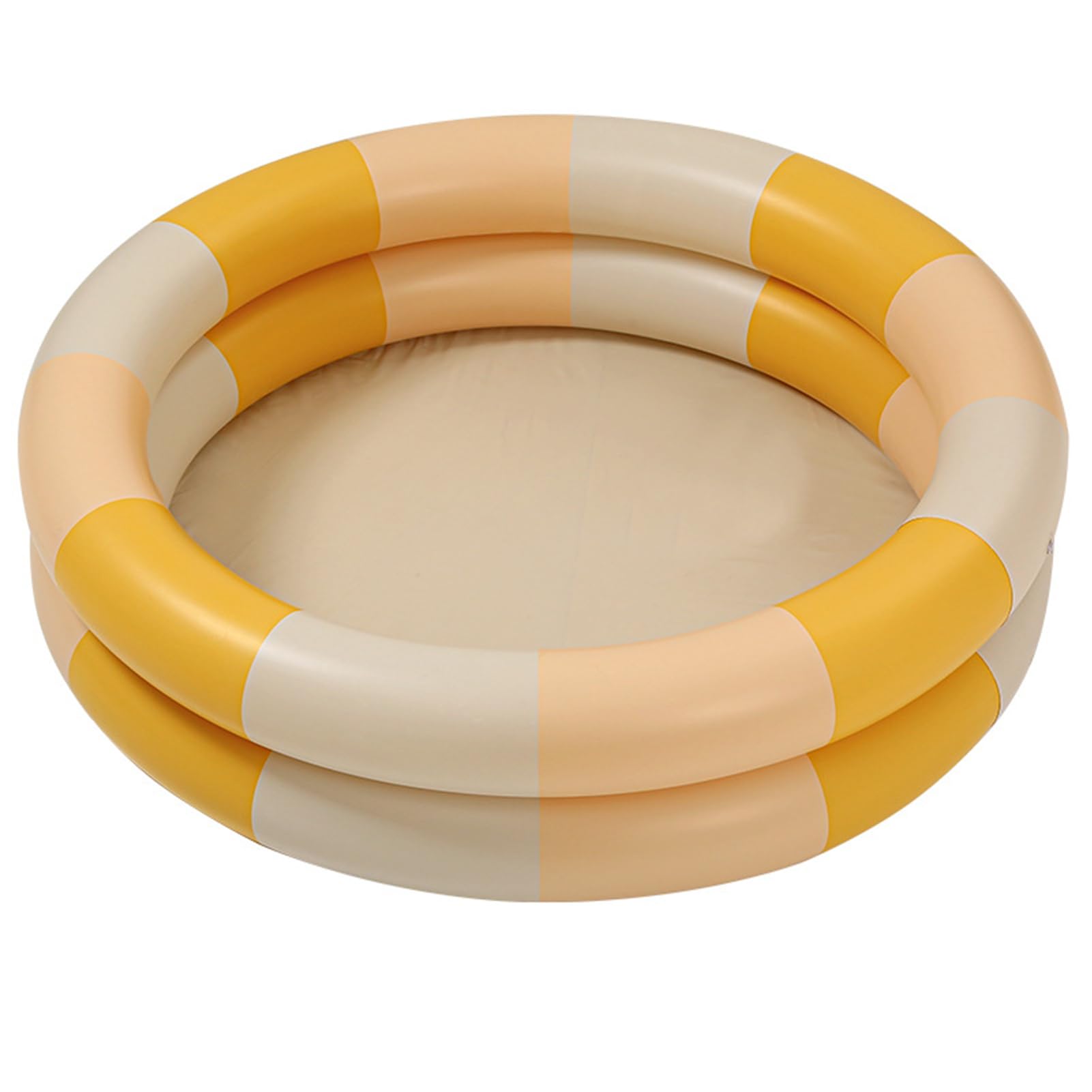 Piscina Inflable Familiar Retro Amarillo de Estilo Lindo para Interiores o Exteriores