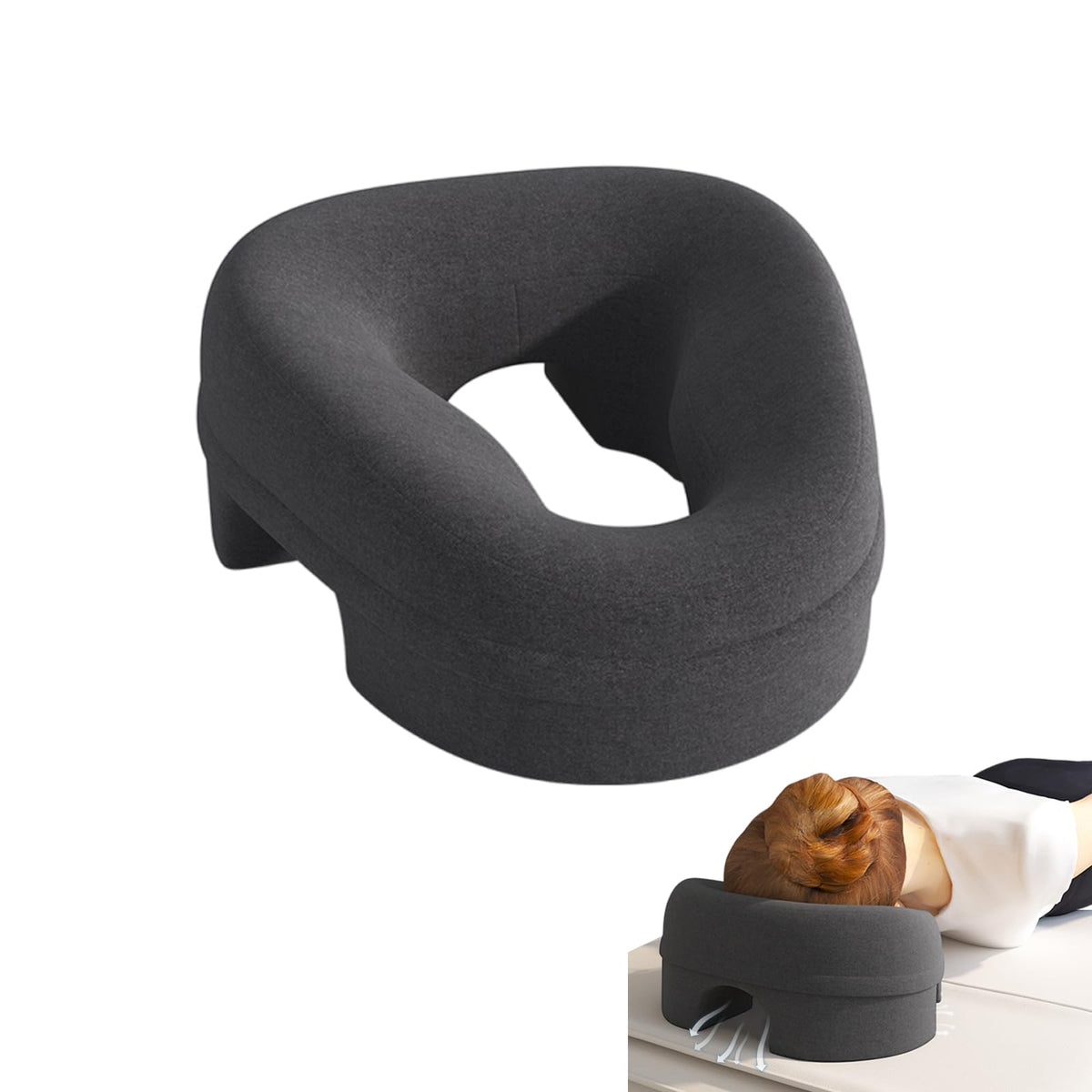 Almohada Facial UTJZIB Azul para Masaje y Recuperación Postcirugía Ocular