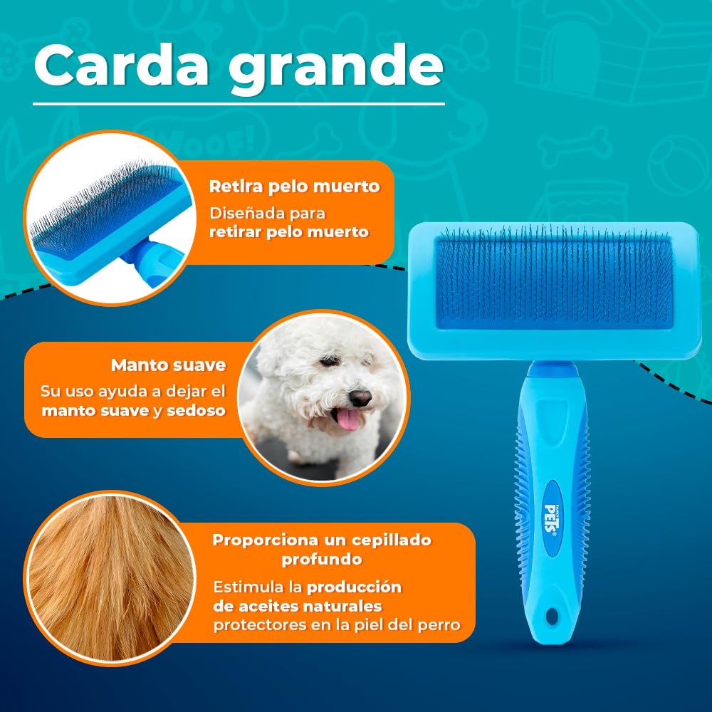 Carda Fancypets Azul Tamaño Grande para Perro