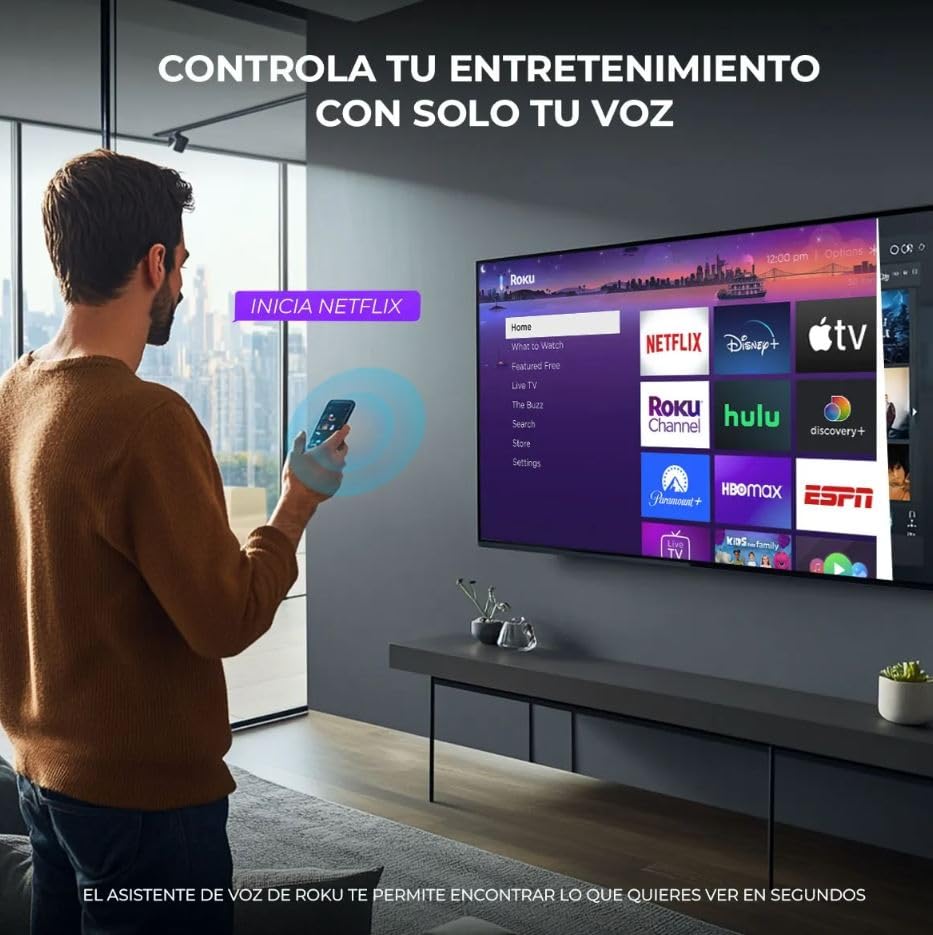 ONN Televisión de 24" Pulgadas Clase HD 720P Inteligente LED Compatible con Netflix, Youtube, Disney+, Apple TV y Funciona con Google Assistant | 100012590