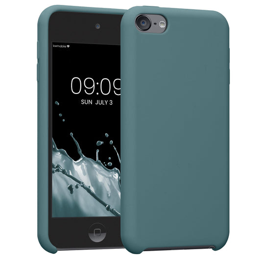 kwmobile Carcasa Compatible con Apple iPod Touch 6G / 7G (6a y 7a generación) - Funda Protectora de Silicona - Case Trasero en Noche ártica