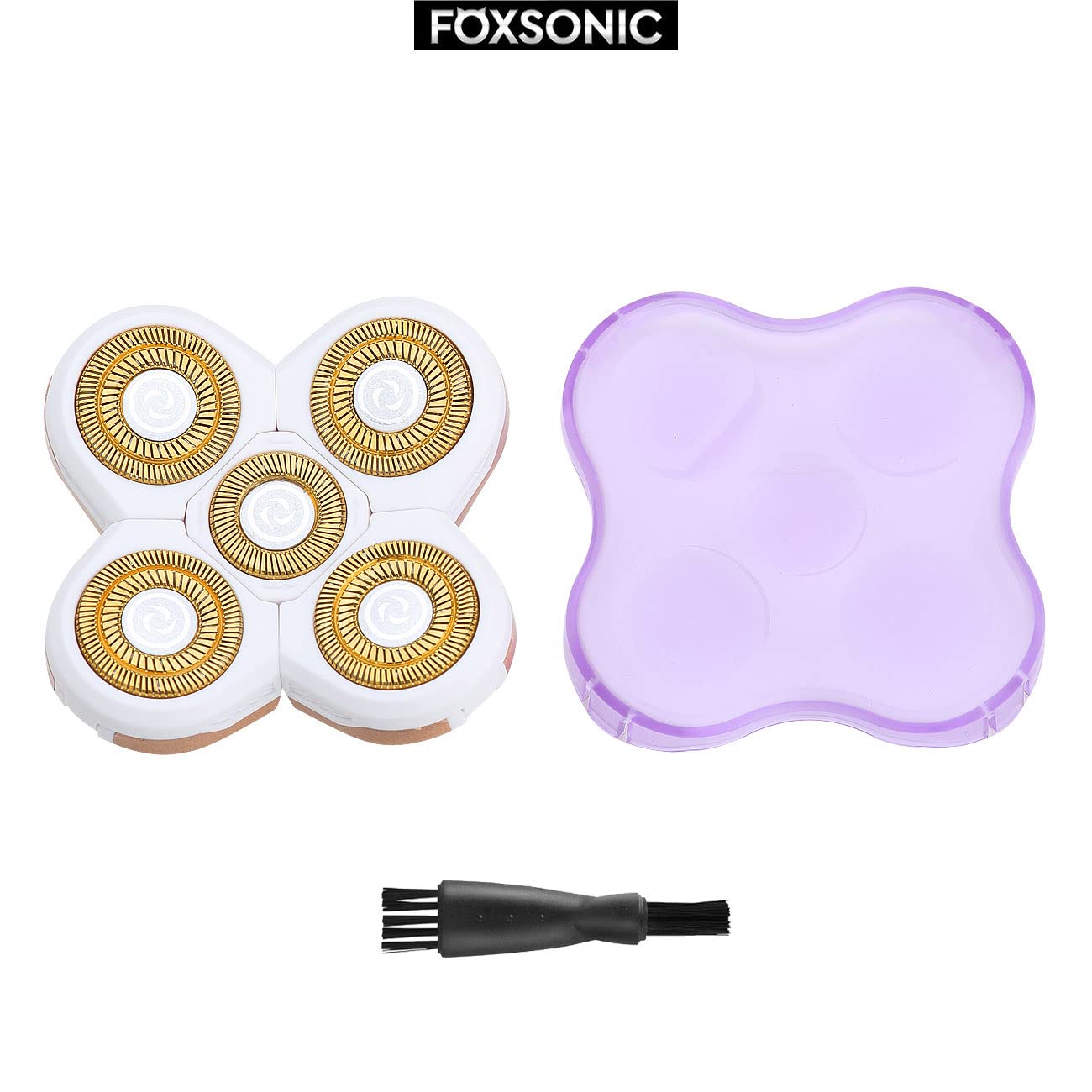 FOXSONIC Cabezales de repuesto para afeitadora eléctrica de 5 cuchillas para muchas marcas de 5 cuchillas de repuesto para cabeza de afeitadora de 5 cabezales de afeitadora eléctrica para barba