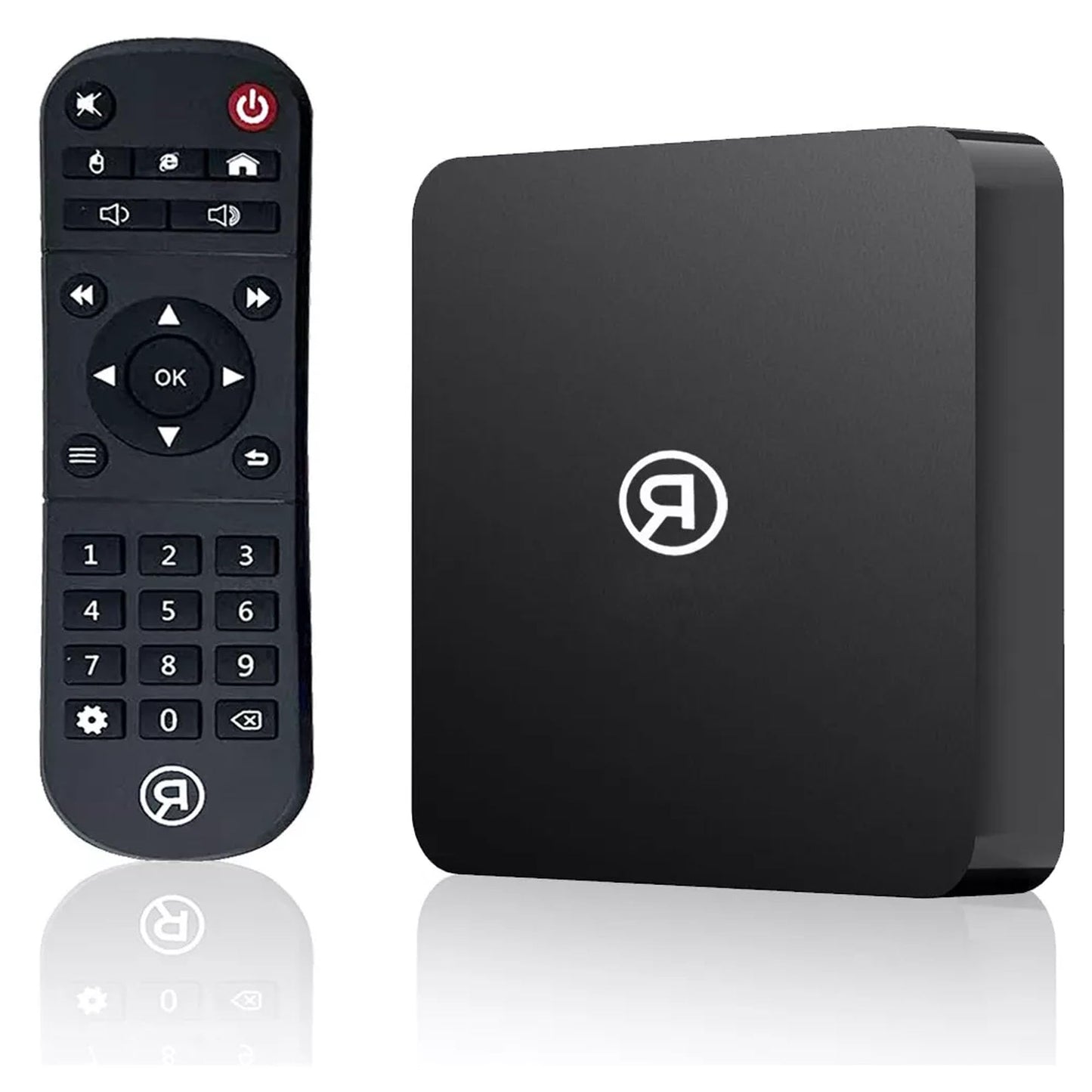 YEEMOVIL Android TV Box 4K Ultra HD y 3D, CPU de 64 bits, WiFi de Doble Banda, Ethernet, Bluetooth 4.1, HDMI y USB – Centro Multimedia Inteligente