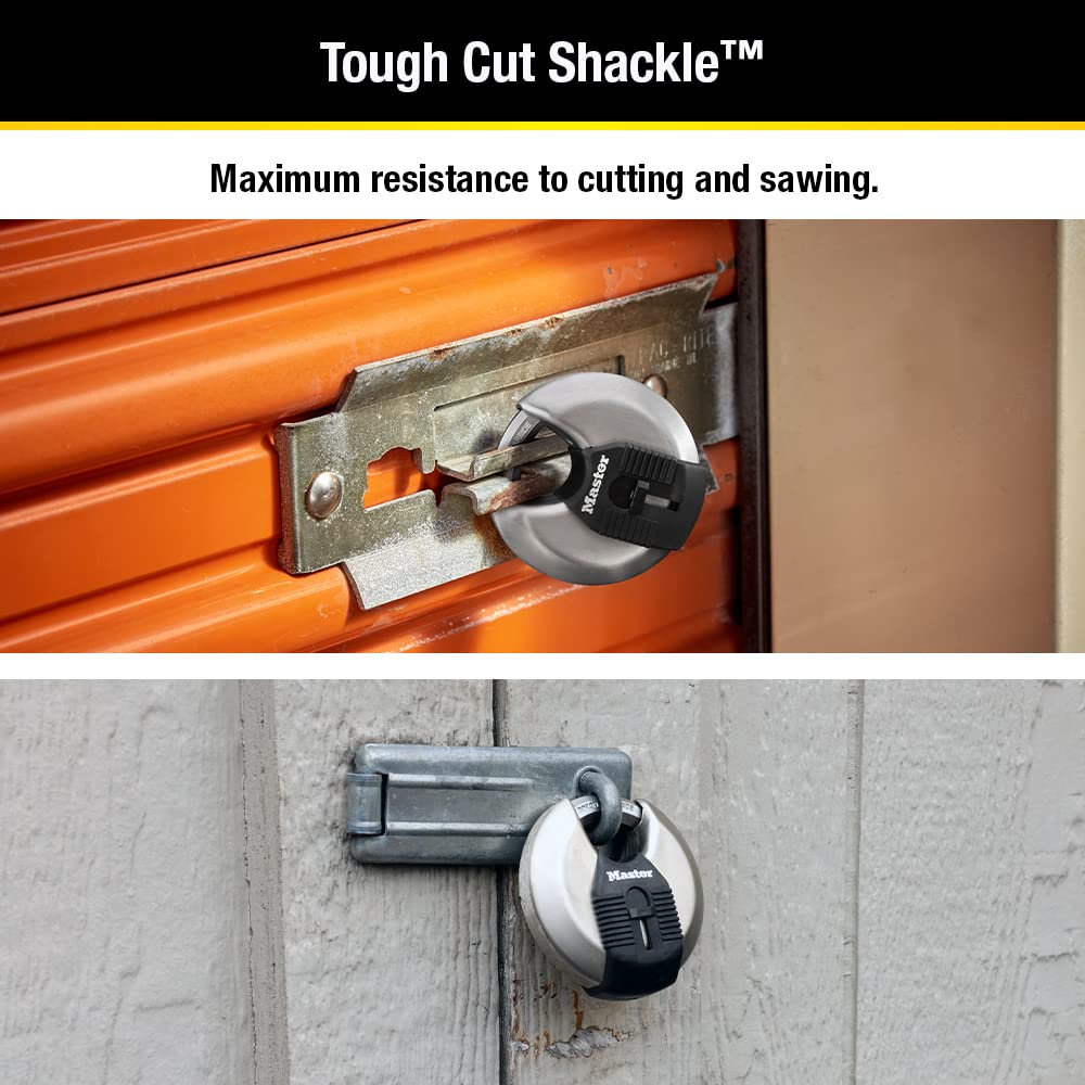 Candado de Disco Masterlock Acero 70 mm Paquete de 2 Keyed Alike