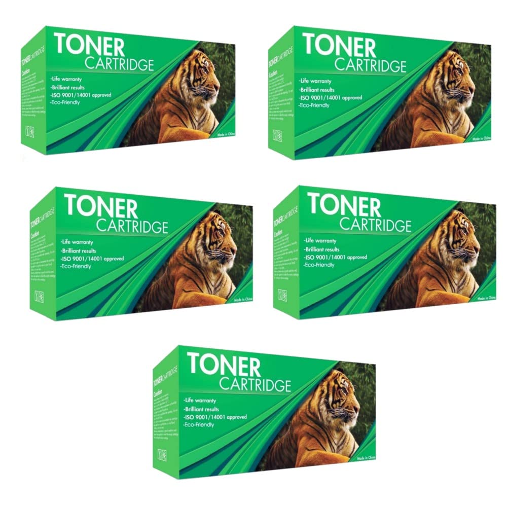 Pack de 5 Cartuchos Tóner Genérico EL Tigre Negro 78A CE278A