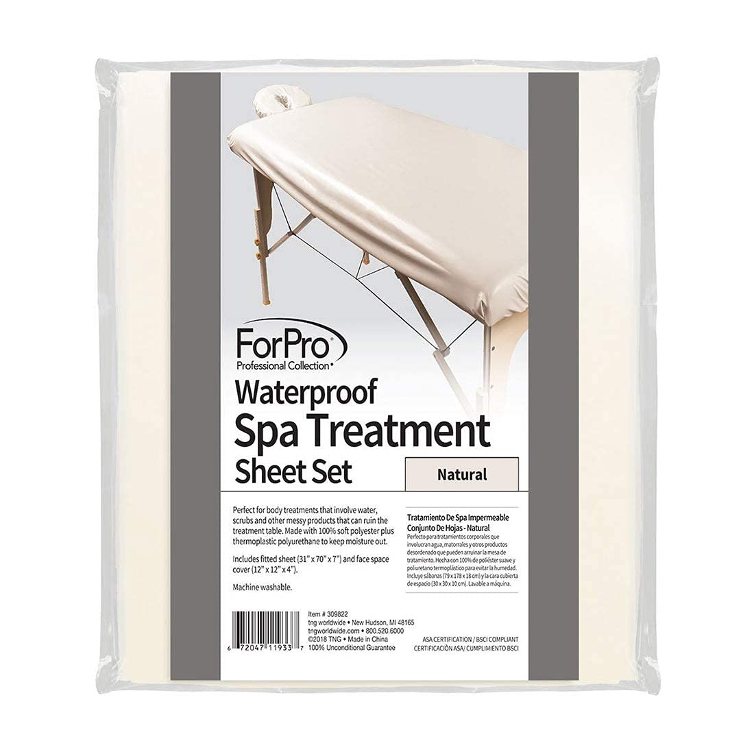 ForPro Waterproof Spa Treatment Sheet Set
