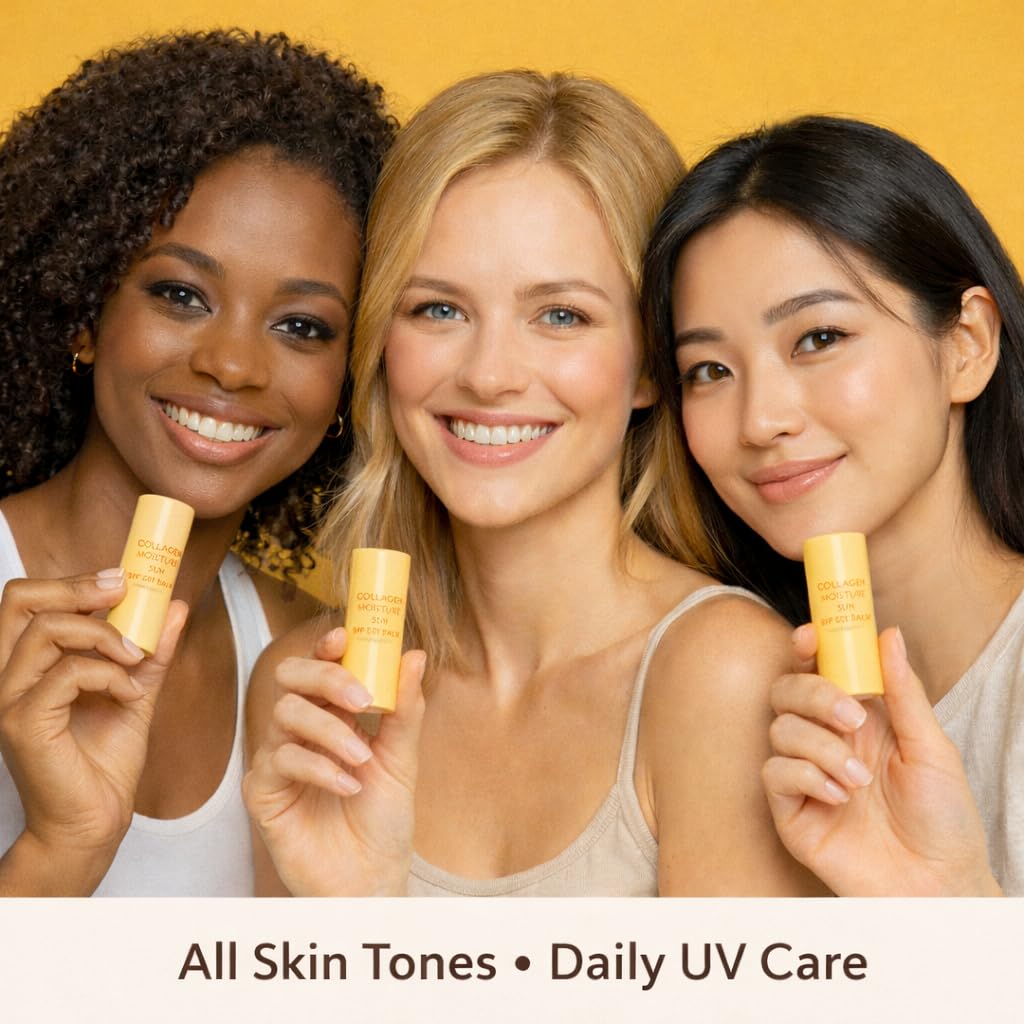 "Dermashare Bálsamo hidratante en barra Wrinkle Bounce Moisturizing Glowing Sun Balm (SPF50) de DERMASHARE, fabricado en Corea