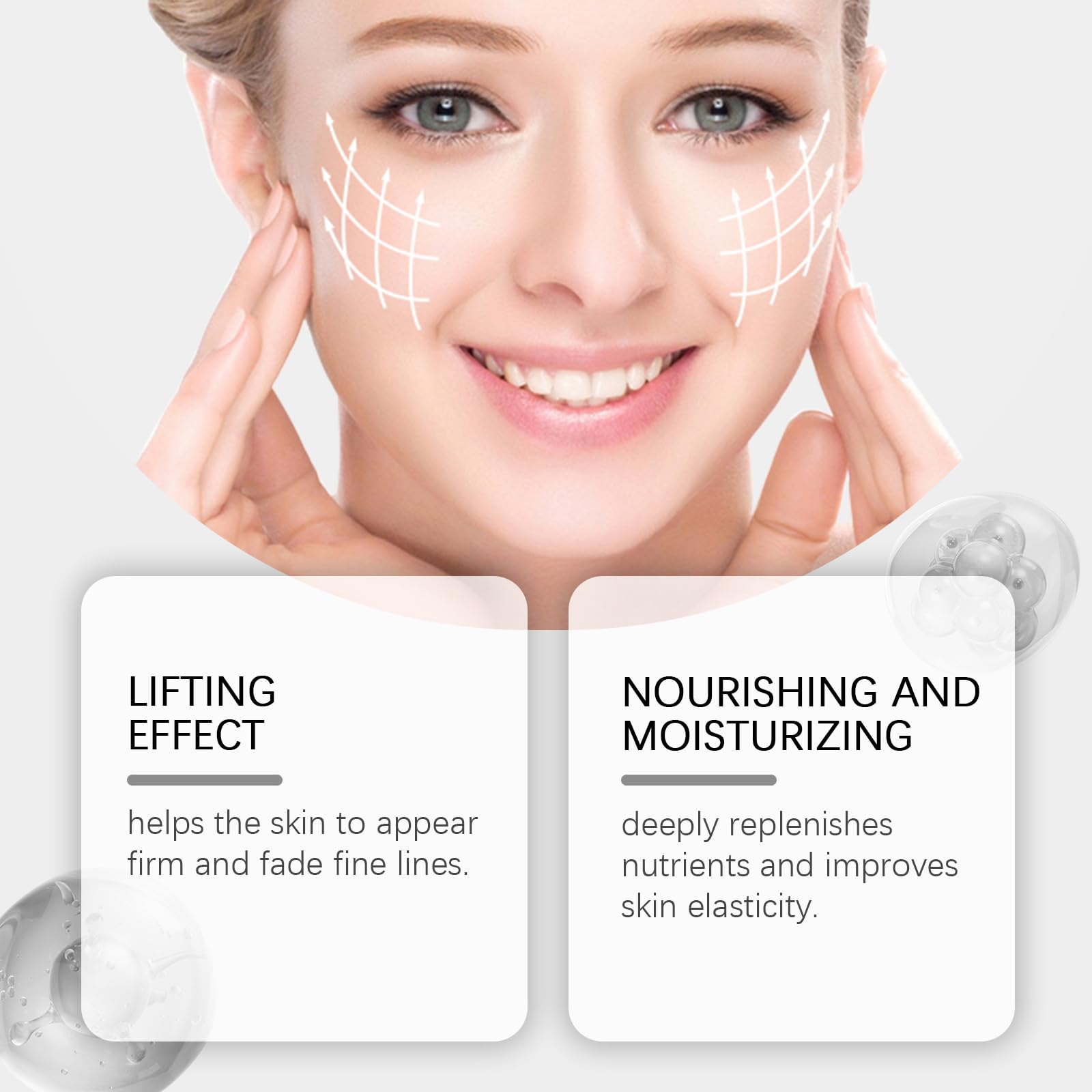 Suero reafirmante en barra con péptidos de colágeno, roll-on de retinol, reafirmante en barra para rostro y cuello, reafirmante y tensor para el cuello, reafirmante antiarrugas para el cuello (1)