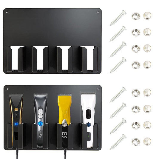 Soportes para Cortapelos Organizador de Pared 2 Piezas para Peluqueros