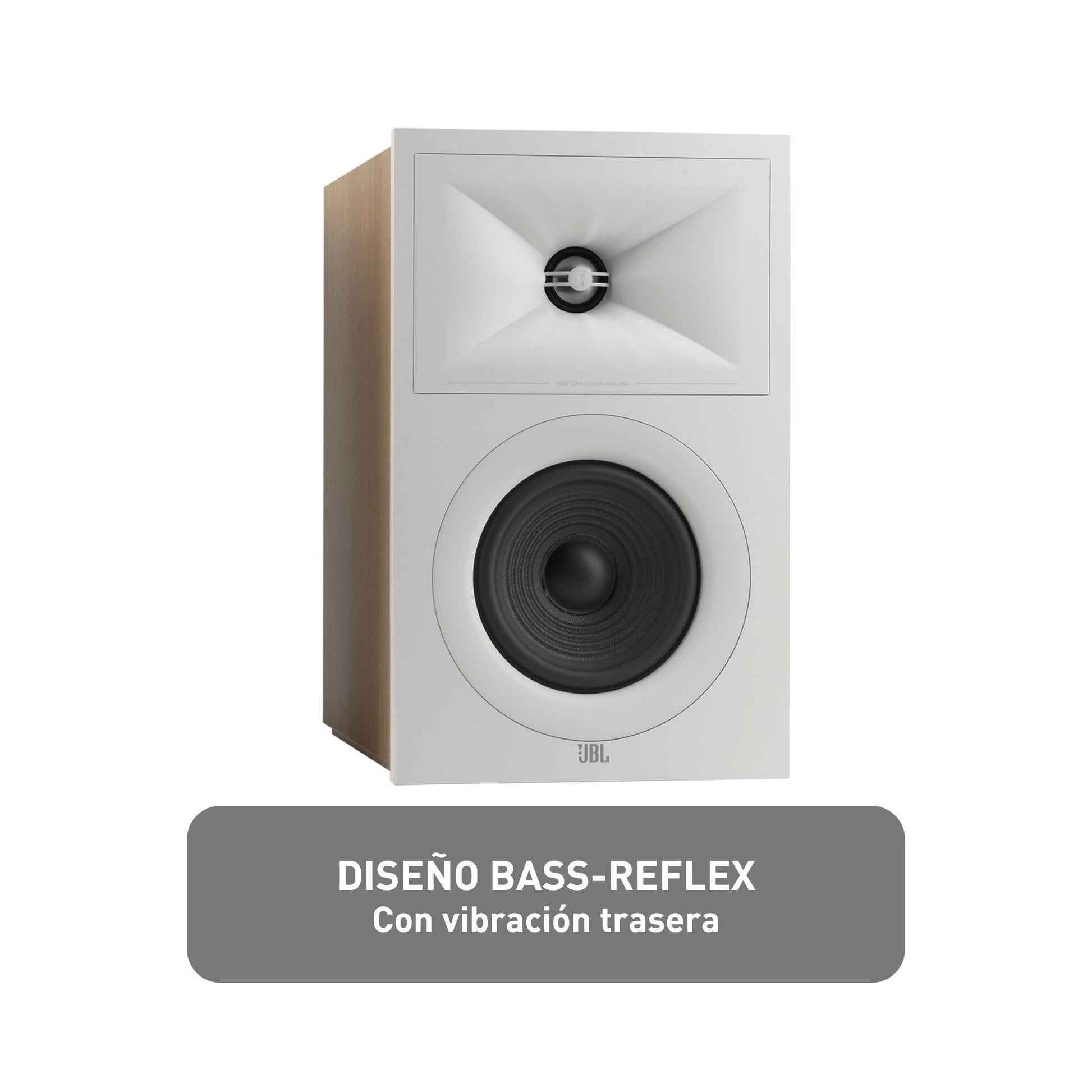 JBL Bocinas Stage 250B de Estantería 2 Vías, HDI, Woofer de 130 mm, Tweeter de 25 mm - Blanco