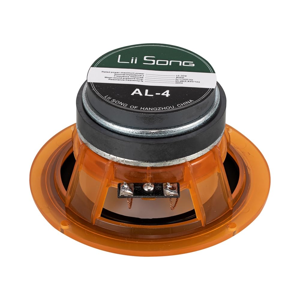 Altavoz de Rango Completo Lii Song Metal para Computadora Al-4 4 Pulgadas Lote de 2 Unidades