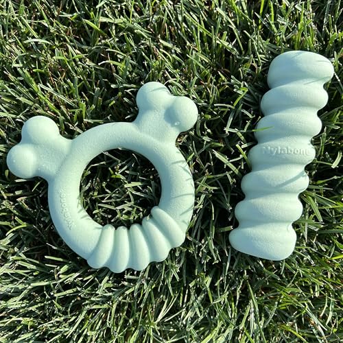Anillo de Juguete Sensorial Nylabone Sabor a Pollo pequeño para Cachorros