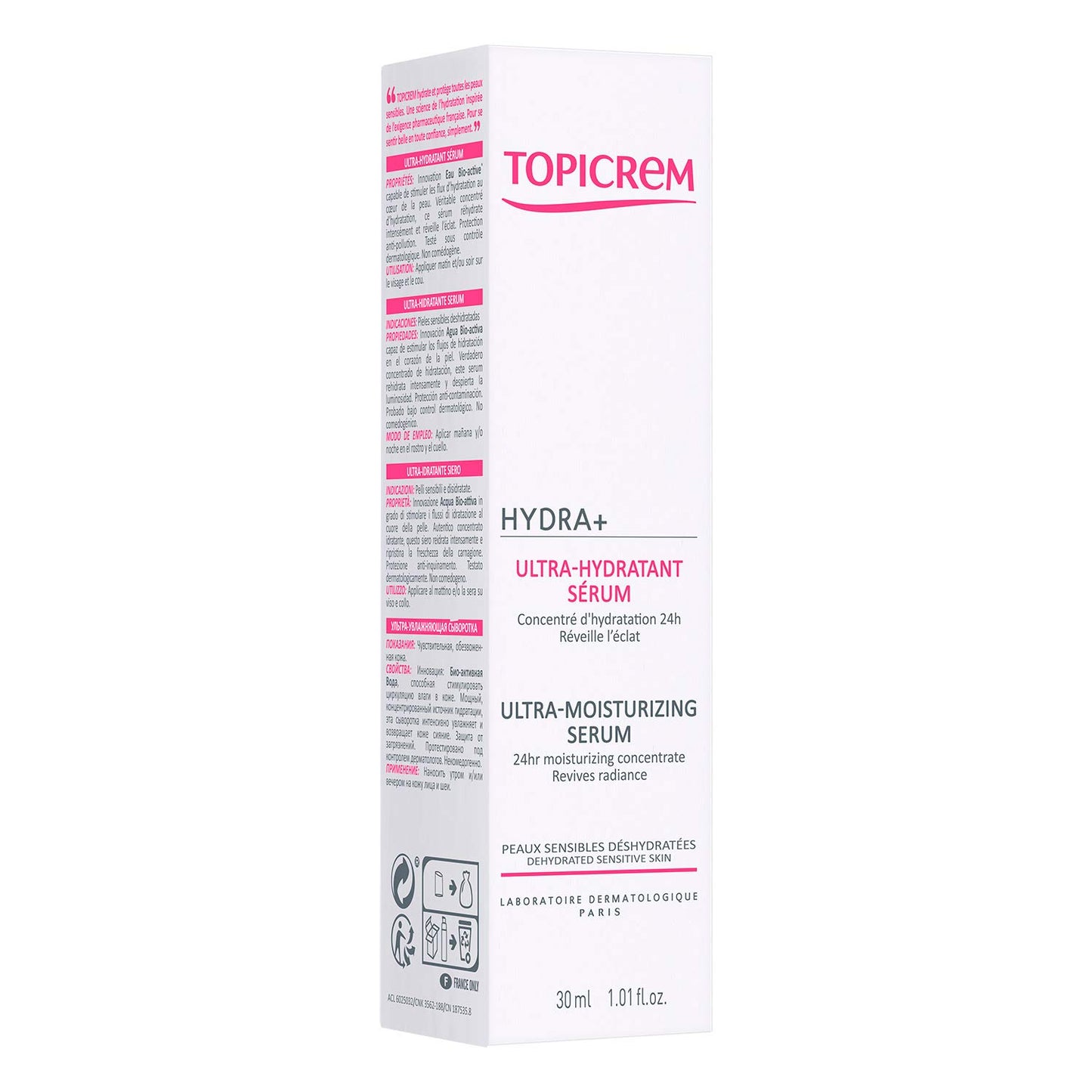TOPICREM HYDRA+ Serum ultra- hidratante fresco y ligero pieles sensibles y deshidratadas - 30 ml