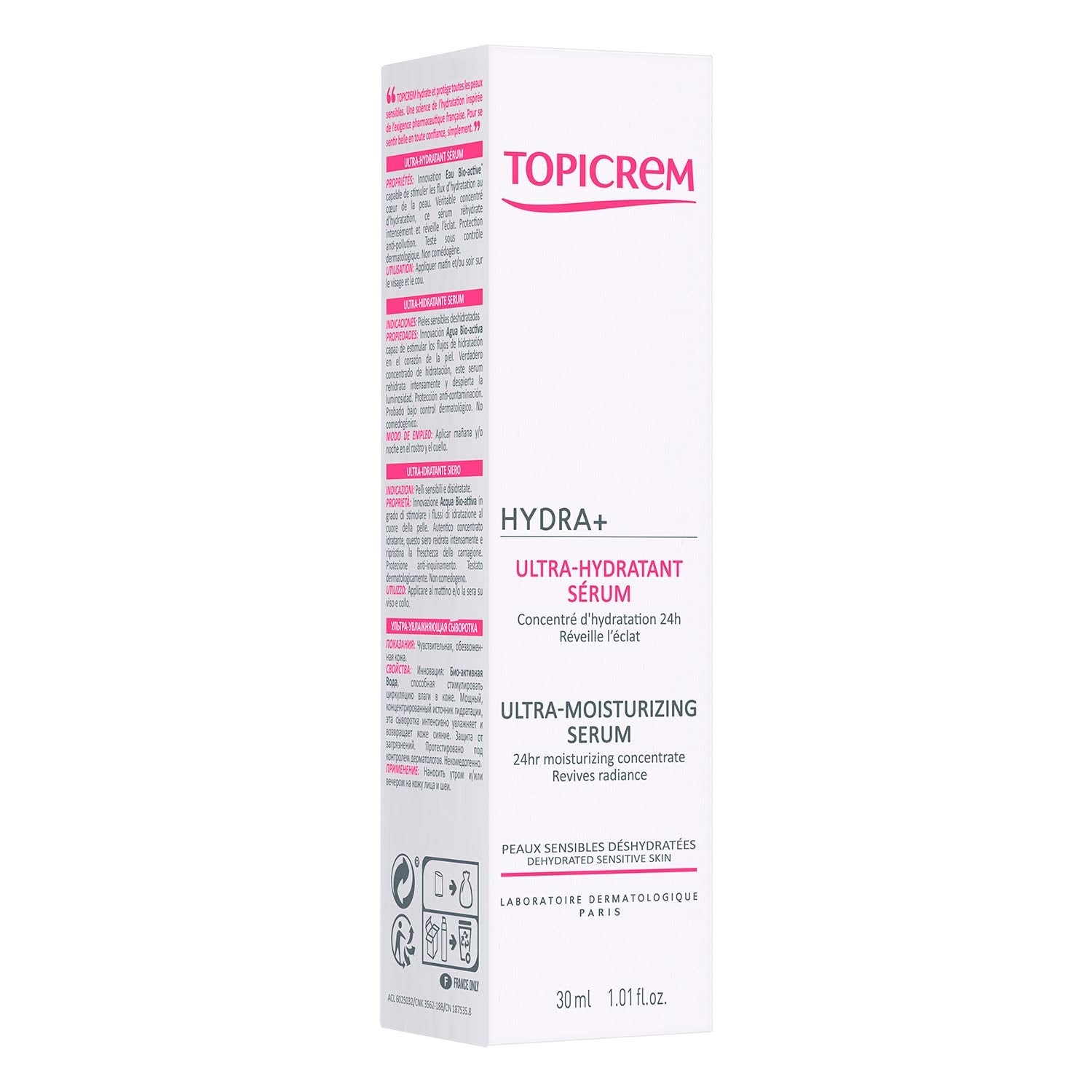 TOPICREM HYDRA+ Serum ultra- hidratante fresco y ligero pieles sensibles y deshidratadas - 30 ml
