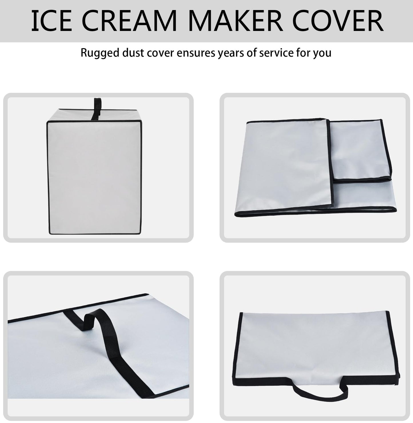 CREAMi - Funda para hacer helados Ninja CREAMi, resistente al agua, protector contra el polvo, funda para hacer golosinas congeladas, compatible con Ninja Swirl y fabricante de helados suave NC701