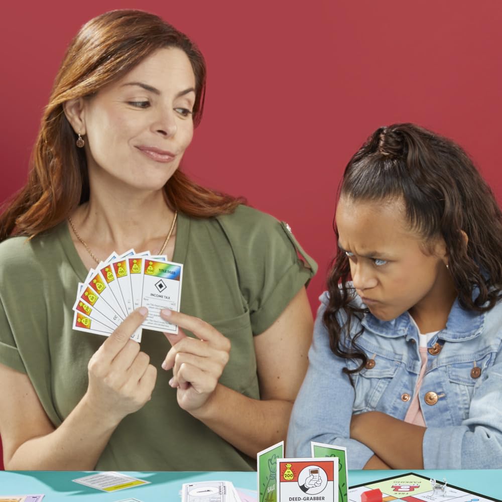 Hasbro Gaming Juego de Mesa Monopoly EXPANSIÓN Todo a la Venta, Añade al clásico Juego de Mesa Monopoly, Juegos Familiares, Edad 8+, 40 Minutos.