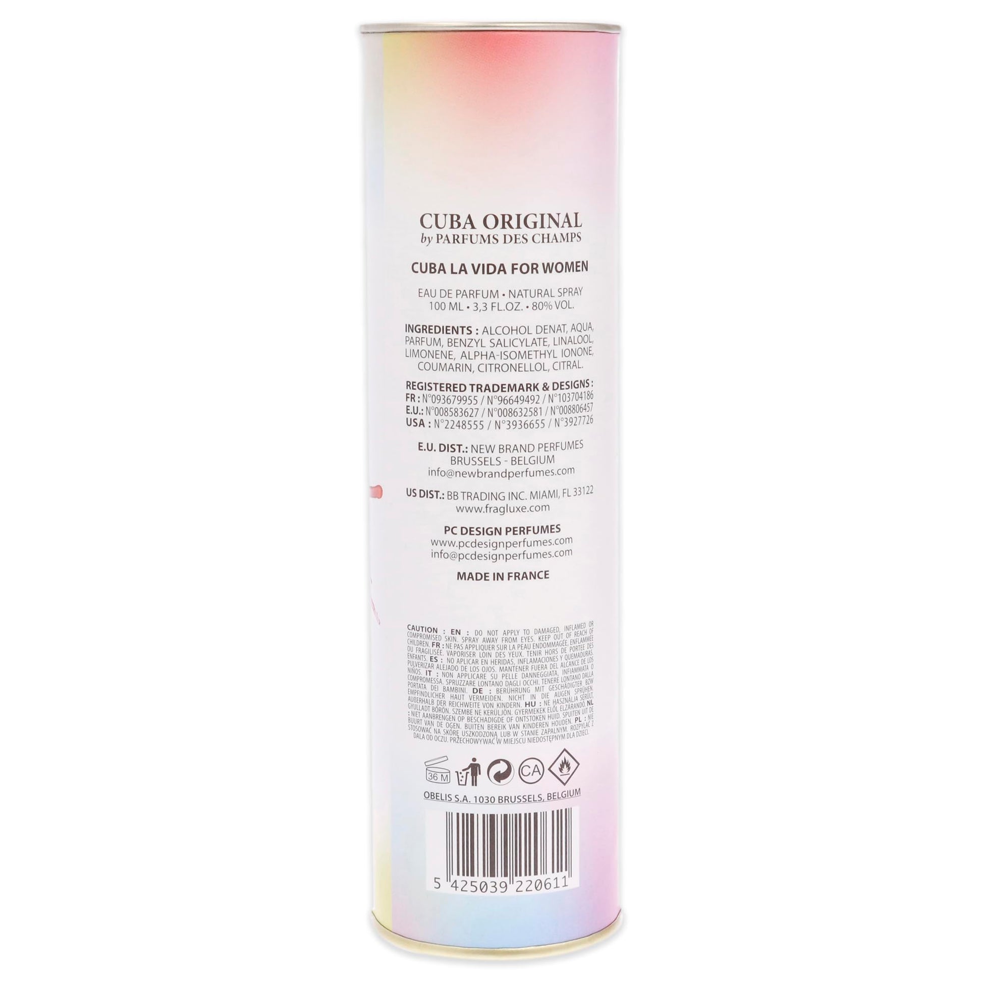 Cuba La Vida for Women EDP Spray 3.3 oz