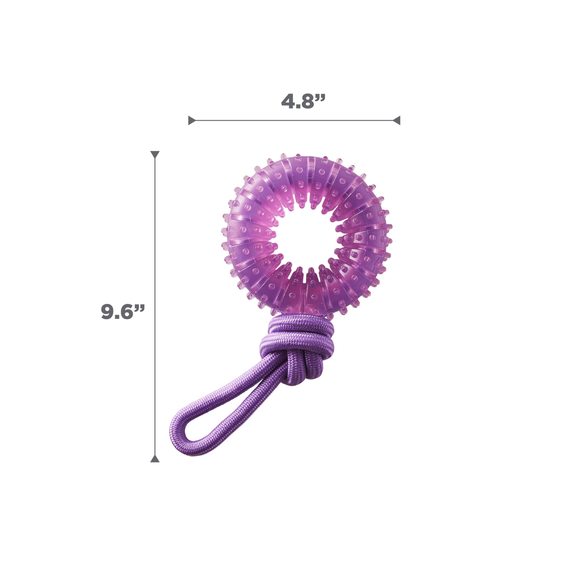 Juguete Dental y Tirador Outward Hound Morado para Perro