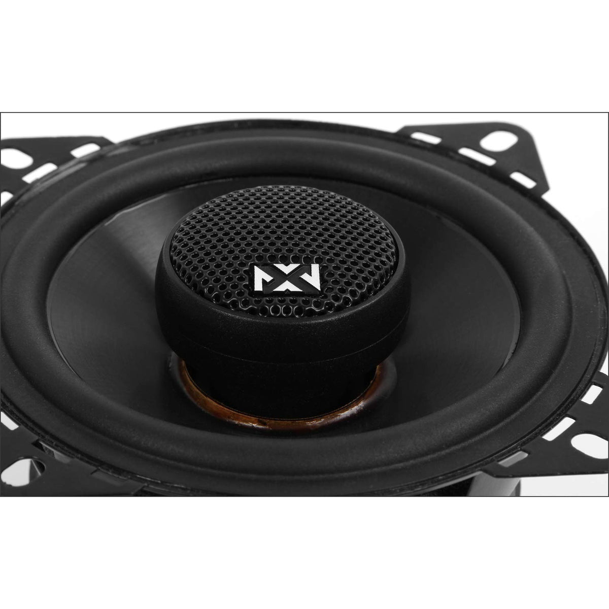 Bocinas Coaxiales para Coche NVX 4 Inch Negro con Tweeters de Domo de Seda