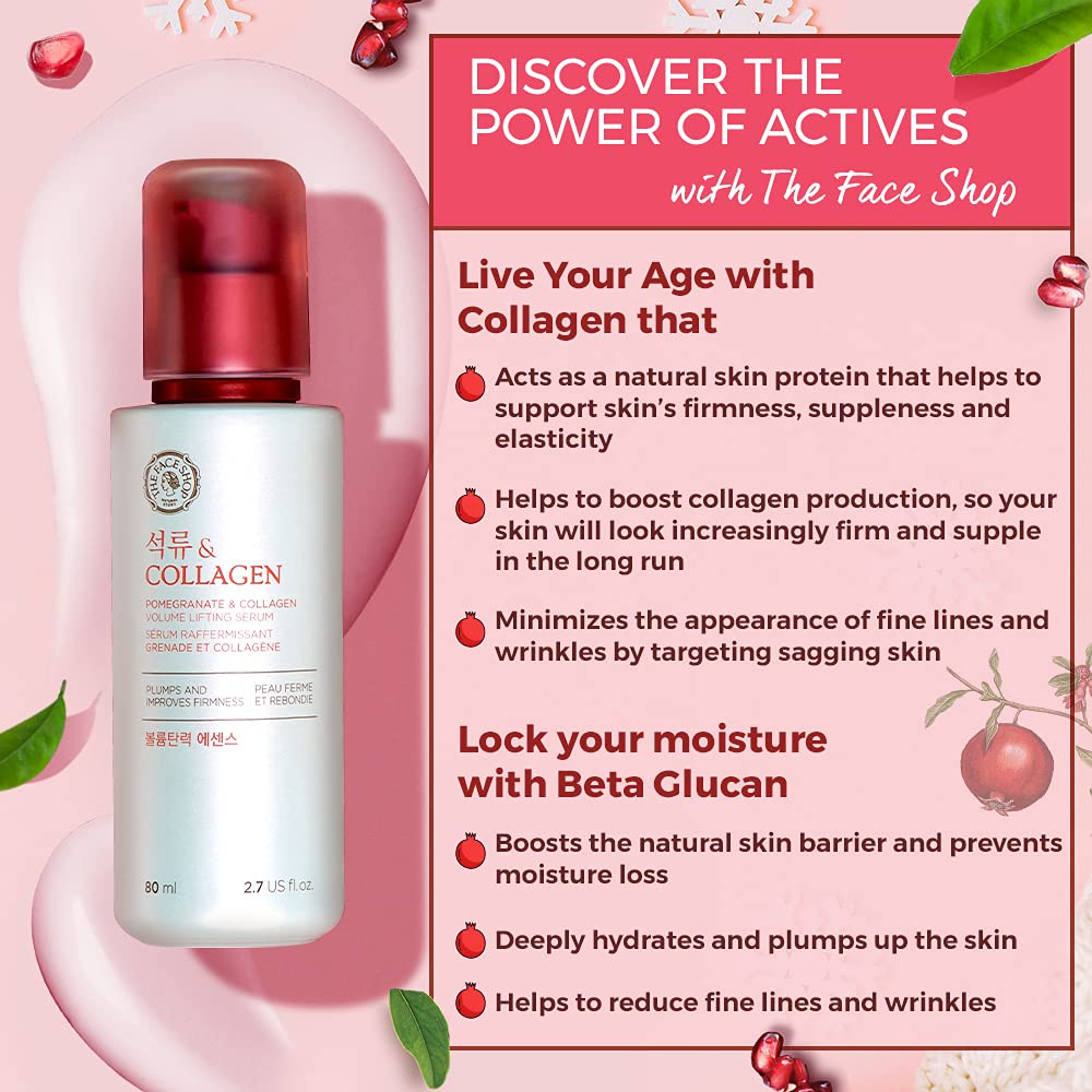 THE FACE SHOP Pomegranate & Collagen Volume Lifting Serum