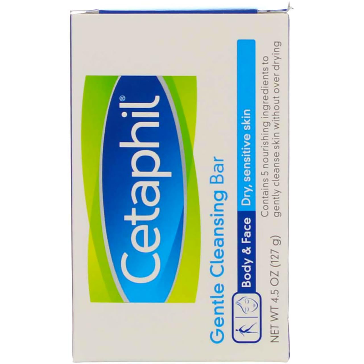 Cetaphil Gentle Cleansing Bar For Dry And Sensitive Skin, 4.5 oz by Cetaphil