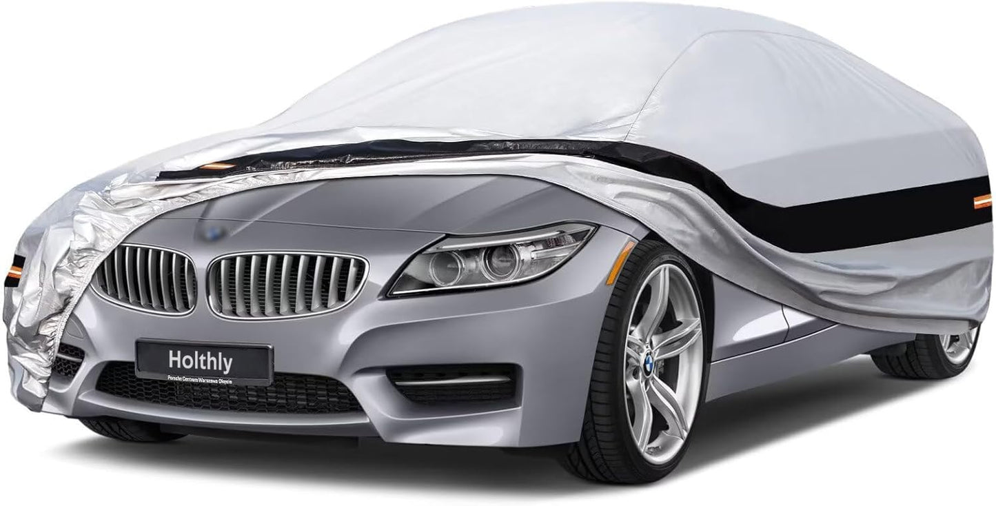 Holthly Funda de Coche de 10 Capas para B-MW Z4 E85, E89, G29 (2009-2025), Fundas de Coche para automóviles para Todo Tipo de Clima, Impermeable, protección contra el Sol, la Nieve, la Lluvia