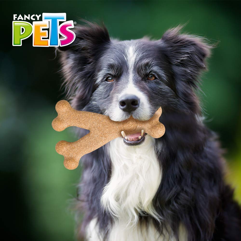 Juguete Hueso Triple de Bambú Fancy Pets Sabor Pollo para Perro