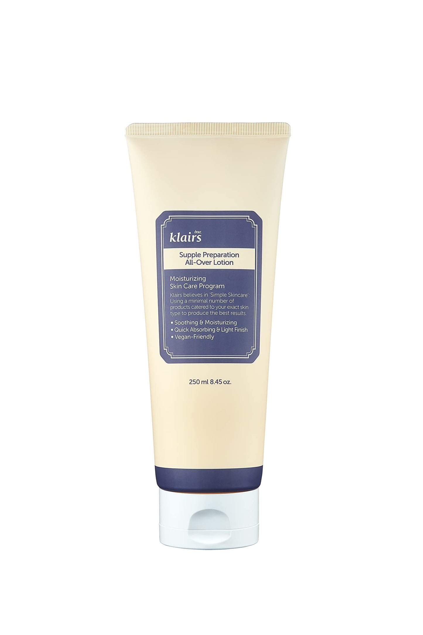 [KLAIRS] Supple Preparation All-over lotion, face and body moisturizer, 250ml, 8.45oz